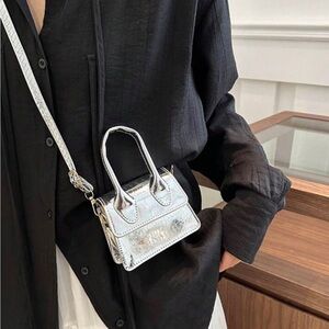 Mini Silver Crossbody